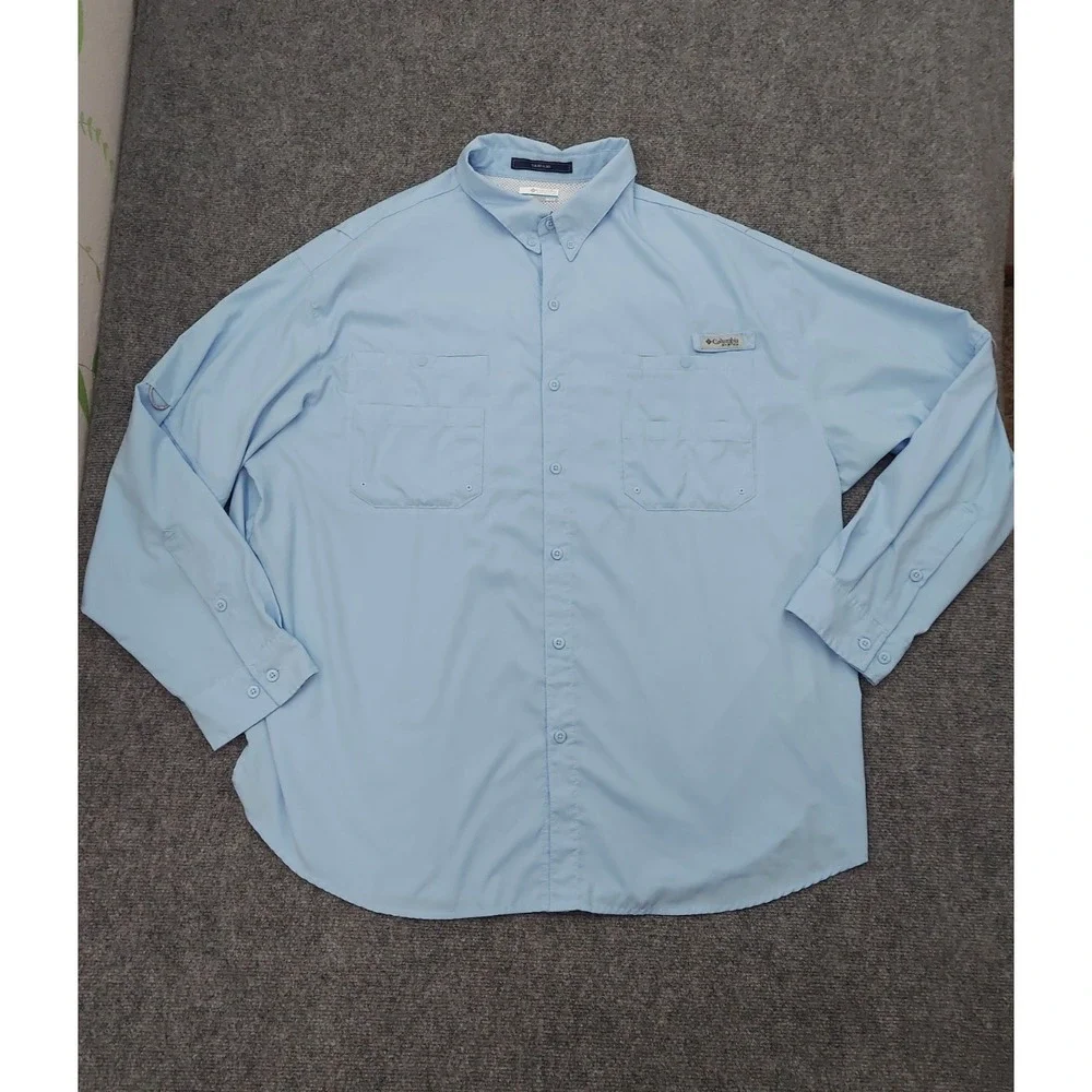 Lot 3 COLUMBIA HUK REALTREE Fishing Shirt Mens 3XL Tamiami Omnishade Long Sleeve